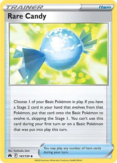Rare Candy 141/159 · Normal (Crown Zenith)