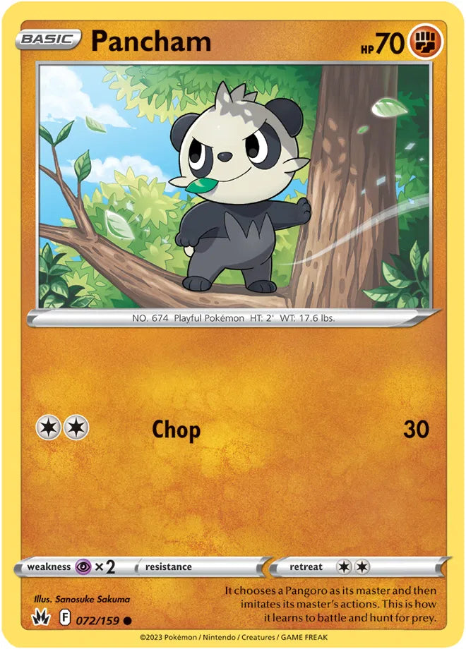 Pancham 072/159 · Normal (Crown Zenith)