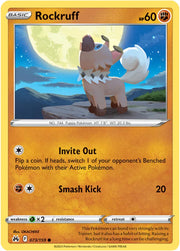 Rockruff 073/159 · Reverse Holofoil (Crown Zenith)