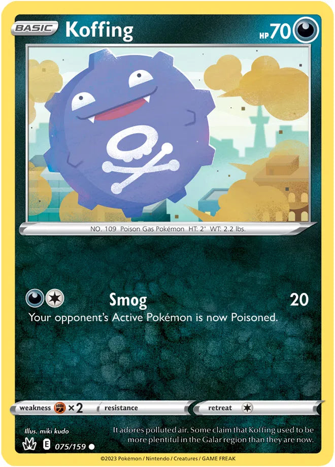 Koffing 075/159 · Normal (Crown Zenith)