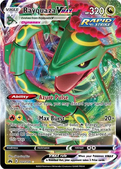 Pokémon Rayquaza VMAX 102/159