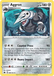 Aggron 089/159 · Reverse Holofoil (Crown Zenith)