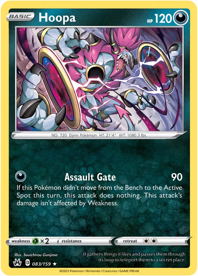 Hoopa 083/159 · Reverse Holofoil (Crown Zenith)