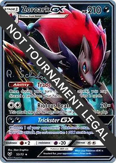 Zoroark GX (Robin Schulz) 53/73 · Normal (World Championship Decks)