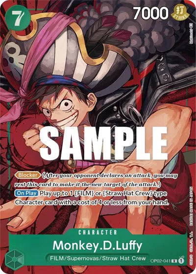 Monkey.D.Luffy (041) (Alternate Art) OP02-041 (Paramount War)