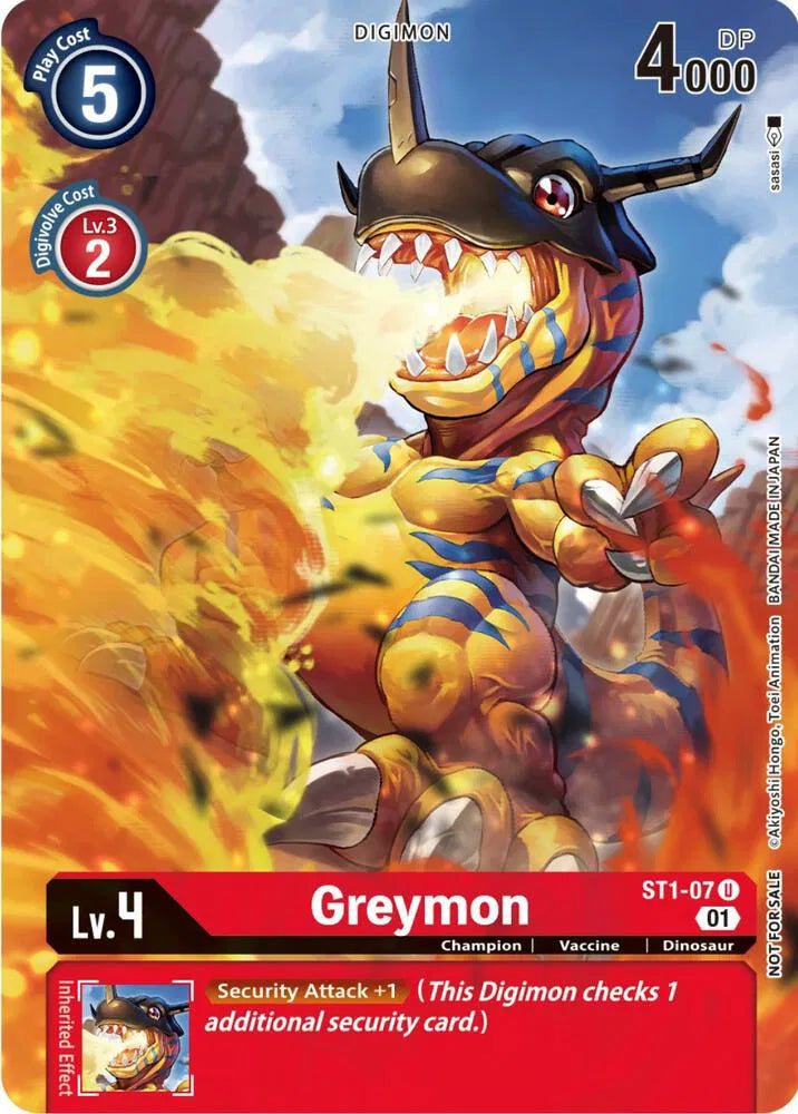 Greymon - ST1-07 (Dimensional Phase Pre-Release) (Starter Deck 01: Gaia Red)