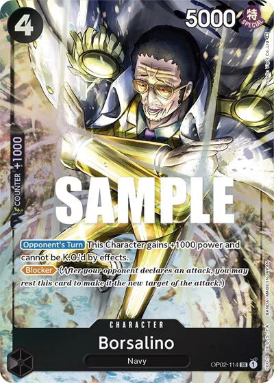 Borsalino (Alternate Art) OP02-114 (Paramount War)