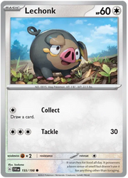 Lechonk 155/198 · Normal (Scarlet & Violet Base Set)