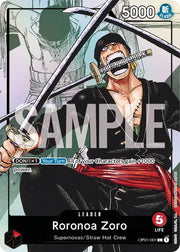 Roronoa Zoro - OP01-001 (Alternate Art) (One Piece Promotion Cards)