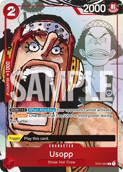 Usopp - ST01-002 (Alternate Art) · Foil (One Piece Promotion Cards)