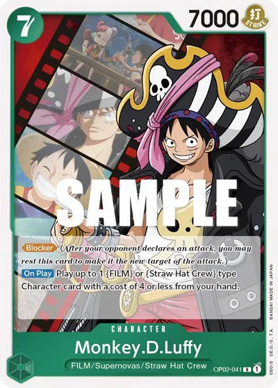 Monkey.D.Luffy (041) OP02-041 · Foil (Paramount War)