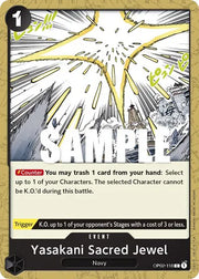 Yasakani Sacred Jewel OP02-118 (Paramount War)