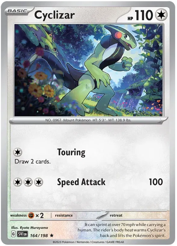 Cyclizar 164/198 · Reverse Holofoil (Scarlet & Violet Base Set)