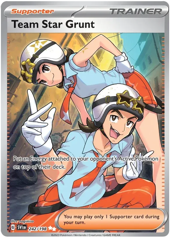 Team Star Grunt 242/198 · Holofoil (Scarlet & Violet Base Set)