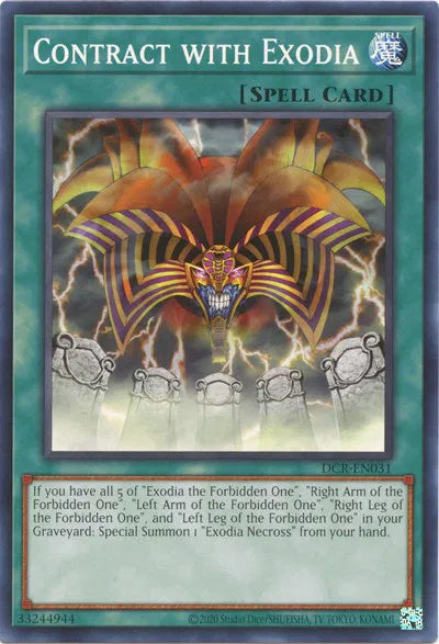 Contract with Exodia DCR-EN031 (Dark Crisis (25th Anniversary Edition))