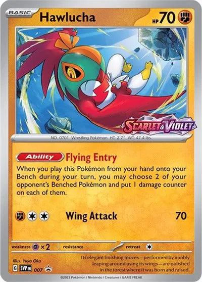 Hawlucha (Prerelease) 007 (Scarlet & Violet Promo)