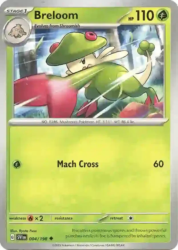Breloom 004/198 · Normal (Scarlet & Violet Base Set)