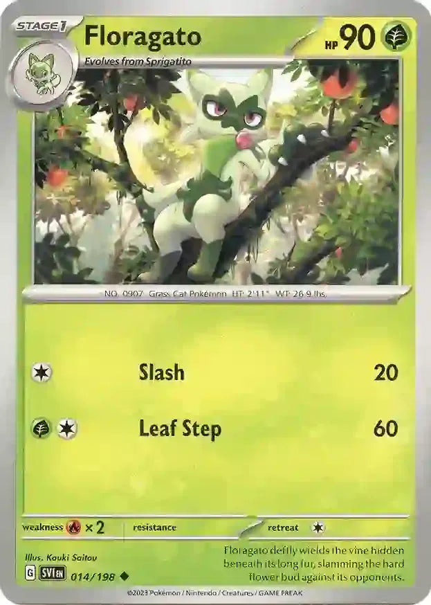 Floragato 014/198 · Normal (Scarlet & Violet Base Set)