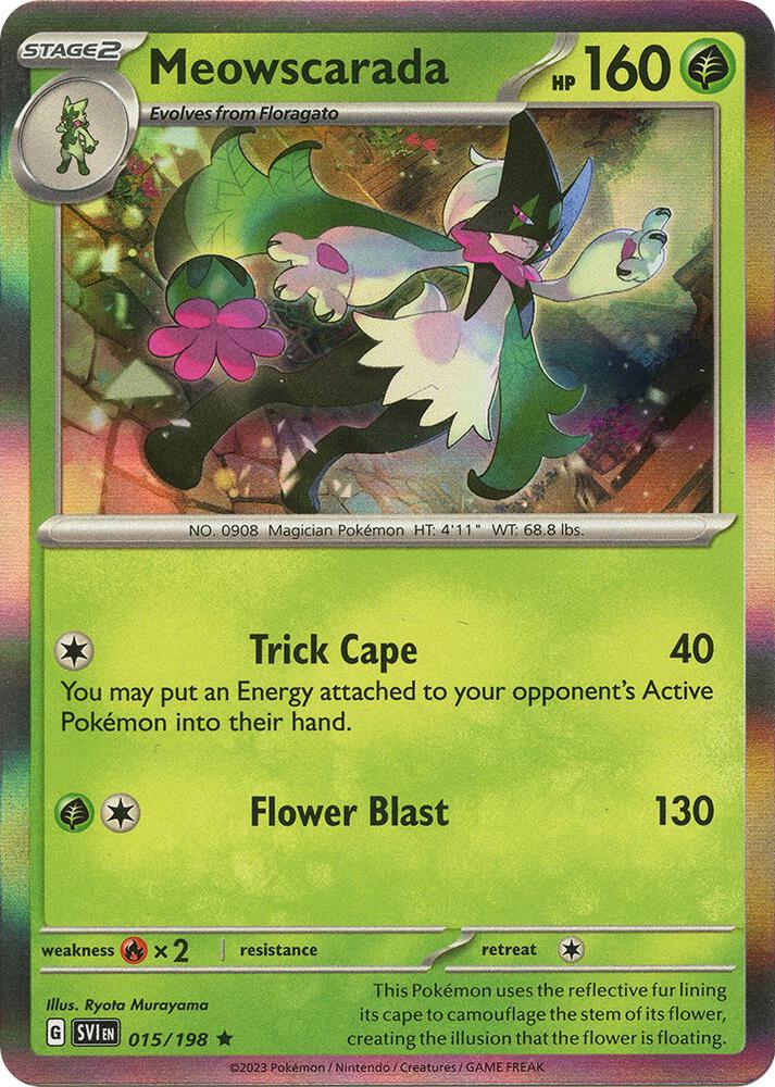 Meowscarada 015/198 · Holofoil (Scarlet & Violet Base Set)