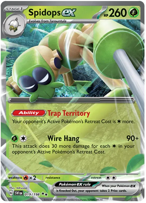 Spidops ex 019/198 (Scarlet & Violet Base Set)