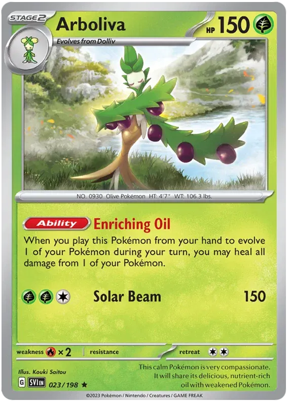 Arboliva 023/198 · Holofoil (Scarlet & Violet Base Set)