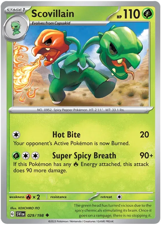 Scovillain 029/198 · Reverse Holofoil (Scarlet & Violet Base Set)