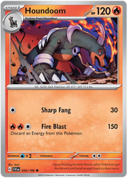 Houndoom 034/198 · Normal (Scarlet & Violet Base Set)