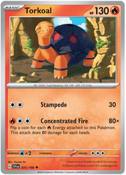 Torkoal 035/198 · Normal (Scarlet & Violet Base Set)