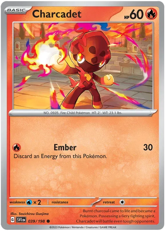 Charcadet 039/198 · Reverse Holofoil (Scarlet & Violet Base Set)