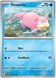 Slowpoke 042/198 · Reverse Holofoil (Scarlet & Violet Base Set)