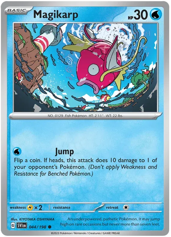 Magikarp 044/198 · Reverse Holofoil (Scarlet & Violet Base Set)