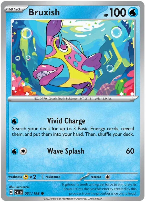 Bruxish 051/198 · Normal (Scarlet & Violet Base Set)