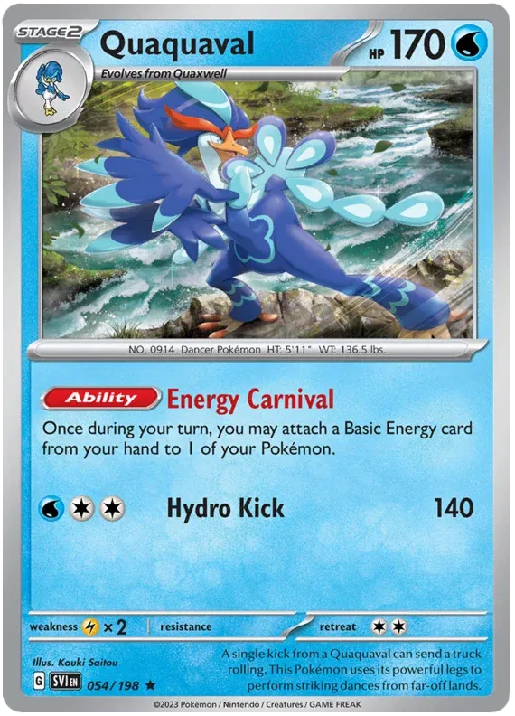 Quaquaval 054/198 · Holofoil (Scarlet & Violet Base Set)