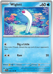 Wiglett 056/198 · Reverse Holofoil (Scarlet & Violet Base Set)