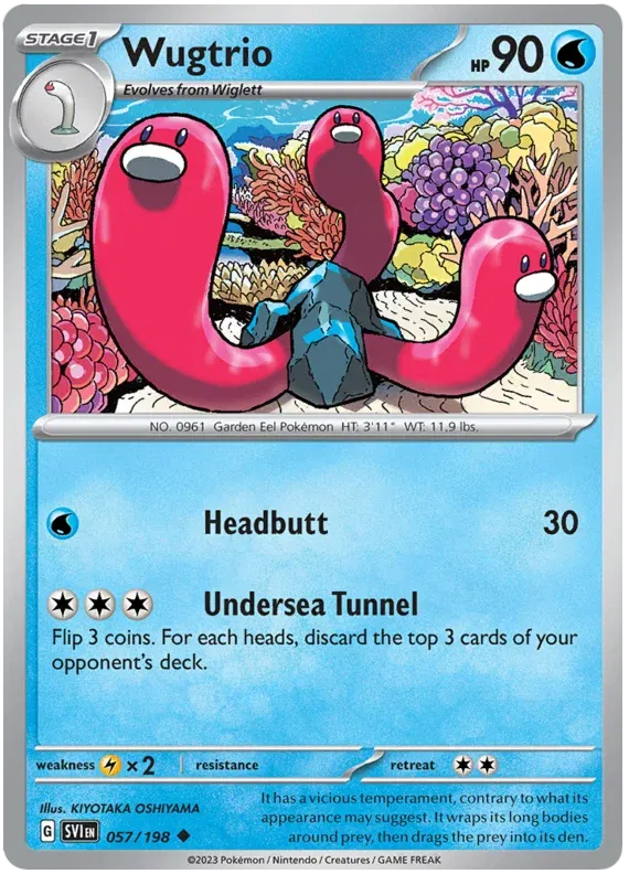 Wugtrio 057/198 · Normal (Scarlet & Violet Base Set)