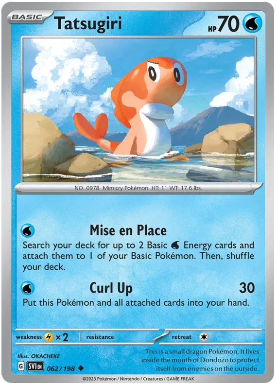 Tatsugiri 062/198 · Normal (Scarlet & Violet Base Set)