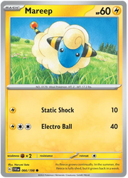 Mareep 066/198 · Reverse Holofoil (Scarlet & Violet Base Set)