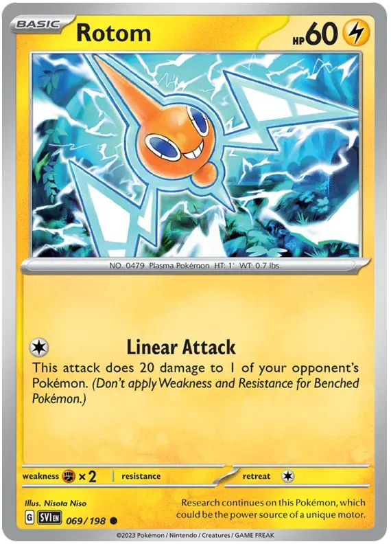 Rotom 069/198 · Reverse Holofoil (Scarlet & Violet Base Set)