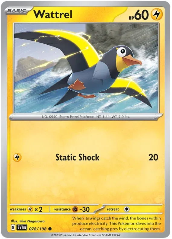 Wattrel 078/198 · Normal (Scarlet & Violet Base Set)