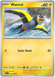 Wattrel 078/198 · Reverse Holofoil (Scarlet & Violet Base Set)