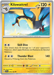 Kilowattrel 079/198 · Reverse Holofoil (Scarlet & Violet Base Set)