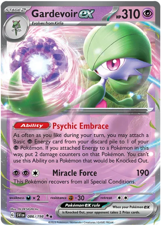 Gardevoir ex 086/198 (Scarlet & Violet Base Set)