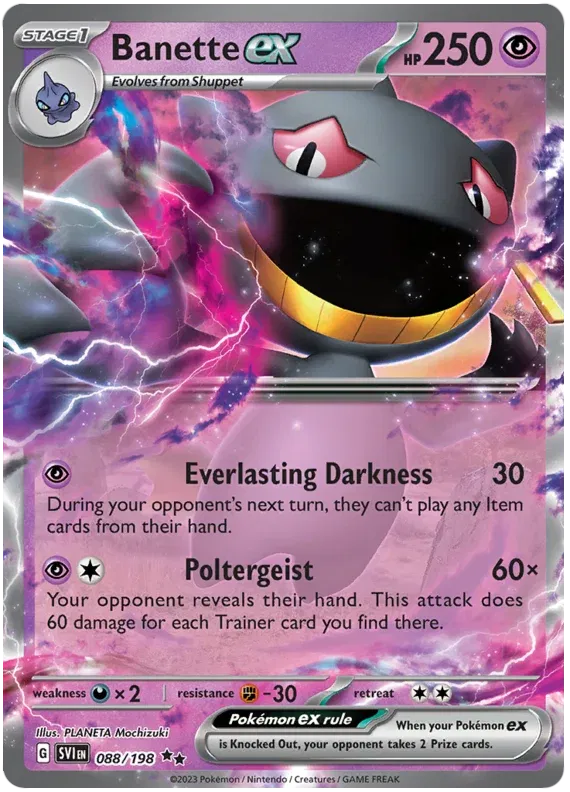 Banette ex 088/198 (Scarlet & Violet Base Set)