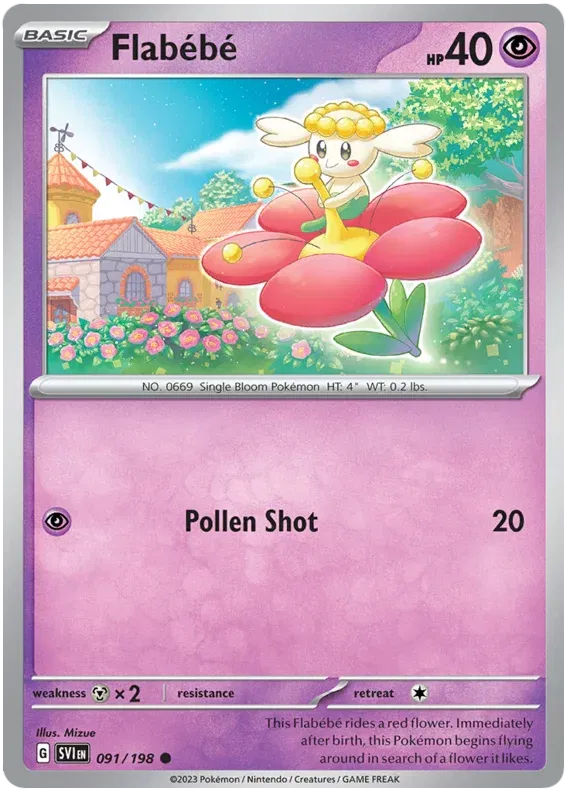 Flabebe 091/198 · Normal (Scarlet & Violet Base Set)
