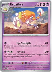 Espathra 103/198 · Normal (Scarlet & Violet Base Set)