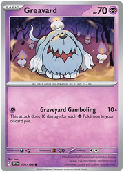 Greavard 104/198 · Normal (Scarlet & Violet Base Set)