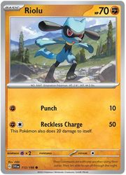 Riolu 113/198 · Normal (Scarlet & Violet Base Set)