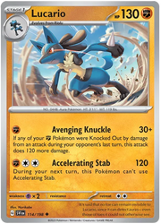 Lucario 114/198 · Reverse Holofoil (Scarlet & Violet Base Set)
