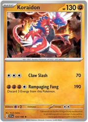 Koraidon 124/198 · Holofoil (Scarlet & Violet Base Set)