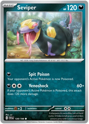 Seviper 128/198 · Reverse Holofoil (Scarlet & Violet Base Set)